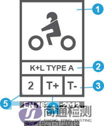 摩托車防護服裝CE認證標(biāo)志